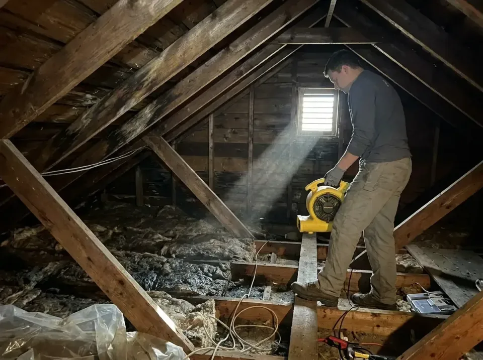 attic-water-damage-drying-proc-007 — frequently asked questions, Emergency Water Extraction & 24/7 Flood Response in Hemlock…